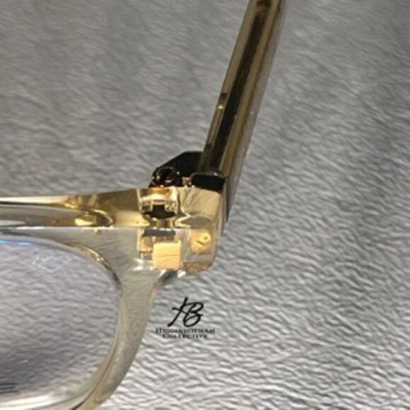 SPEKTRE EYEWEAR GATSBY SQUARE ACETATE EYEGLASS FRAMES CLEAR YELLOW 50-21-145 NEW - Picture 15 of 16